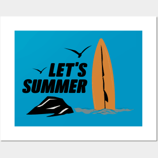 Let's Summer Posters and Art